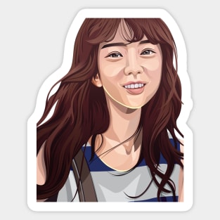 Girl Vector Sticker